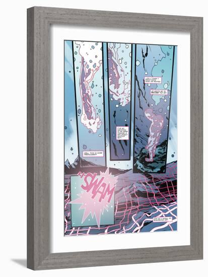 Zombies vs. Robots: No. 9 - Comic Page with Panels-Antonio Fuso-Framed Art Print