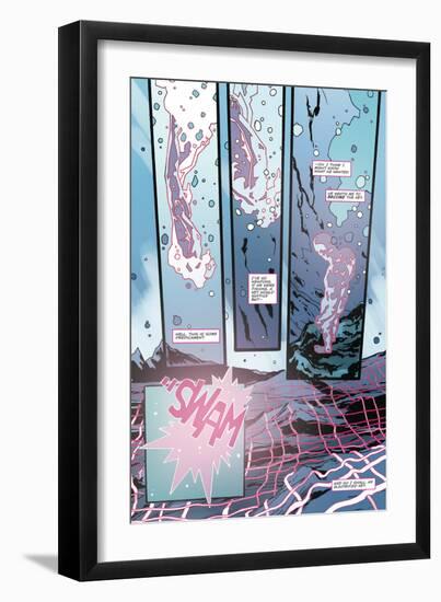 Zombies vs. Robots: No. 9 - Comic Page with Panels-Antonio Fuso-Framed Art Print