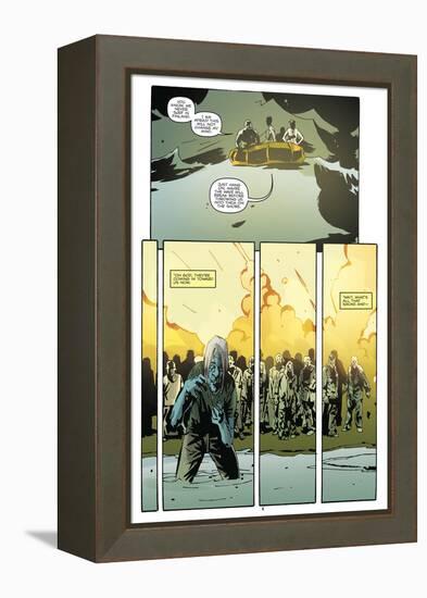 Zombies vs. Robots: No. 9 - Comic Page with Panels-Antonio Fuso-Framed Stretched Canvas