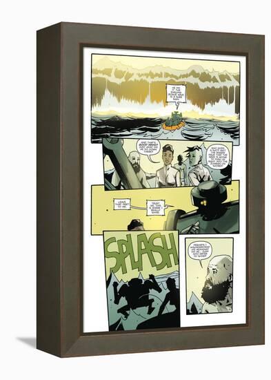 Zombies vs. Robots: No. 9 - Comic Page with Panels-Antonio Fuso-Framed Stretched Canvas