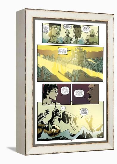 Zombies vs. Robots: No. 9 - Comic Page with Panels-Antonio Fuso-Framed Stretched Canvas