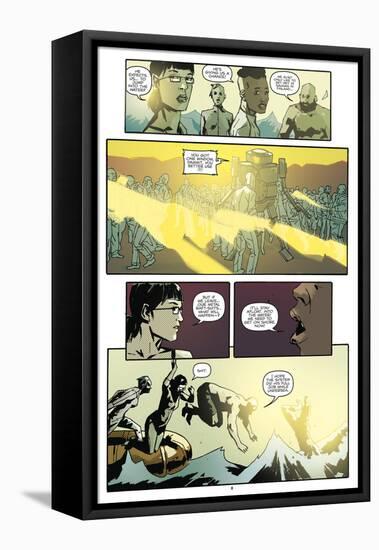 Zombies vs. Robots: No. 9 - Comic Page with Panels-Antonio Fuso-Framed Stretched Canvas