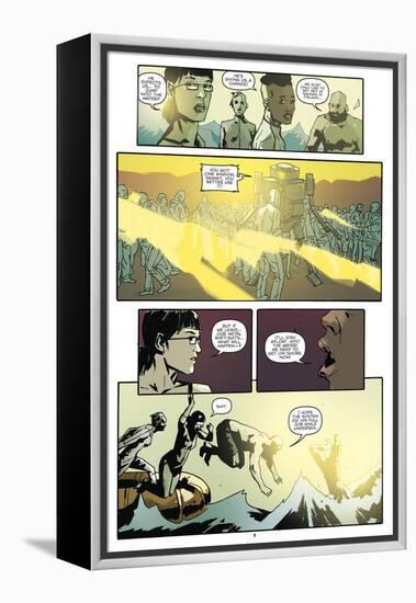 Zombies vs. Robots: No. 9 - Comic Page with Panels-Antonio Fuso-Framed Stretched Canvas