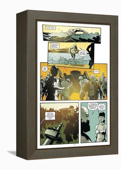 Zombies vs. Robots: No. 9 - Comic Page with Panels-Antonio Fuso-Framed Stretched Canvas