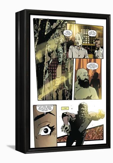 Zombies vs. Robots: No. 9 - Comic Page with Panels-Antonio Fuso-Framed Stretched Canvas