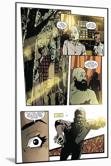 Zombies vs. Robots: No. 9 - Comic Page with Panels-Antonio Fuso-Mounted Art Print