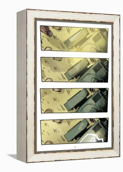 Zombies vs. Robots: No. 9 - Comic Page with Panels-Antonio Fuso-Framed Stretched Canvas