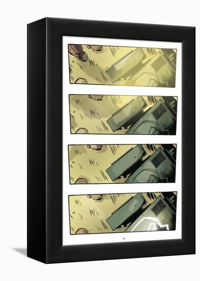 Zombies vs. Robots: No. 9 - Comic Page with Panels-Antonio Fuso-Framed Stretched Canvas