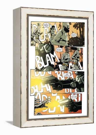 Zombies vs. Robots: No. 9 - Comic Page with Panels-Antonio Fuso-Framed Stretched Canvas