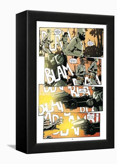 Zombies vs. Robots: No. 9 - Comic Page with Panels-Antonio Fuso-Framed Stretched Canvas