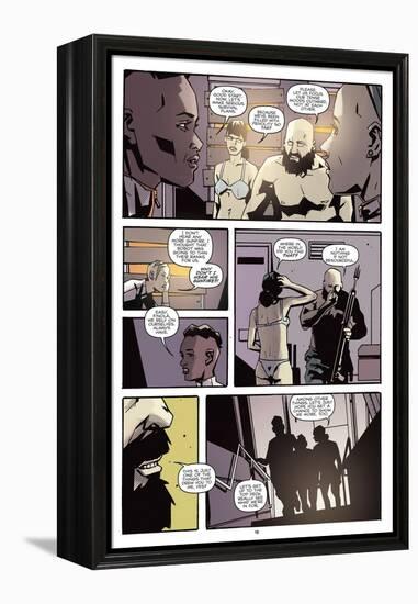 Zombies vs. Robots: No. 9 - Comic Page with Panels-Antonio Fuso-Framed Stretched Canvas