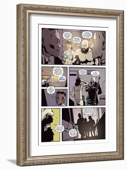 Zombies vs. Robots: No. 9 - Comic Page with Panels-Antonio Fuso-Framed Art Print