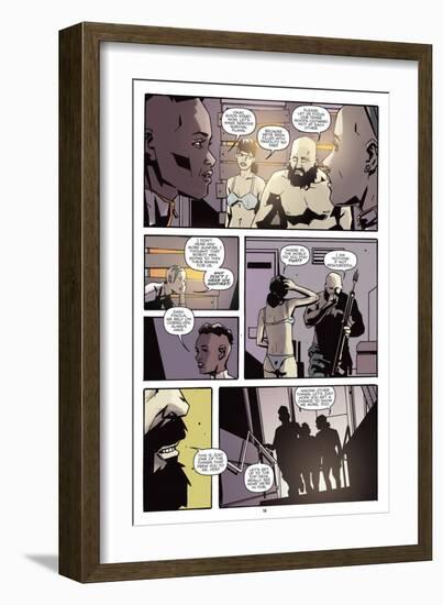 Zombies vs. Robots: No. 9 - Comic Page with Panels-Antonio Fuso-Framed Art Print