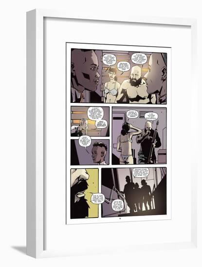 Zombies vs. Robots: No. 9 - Comic Page with Panels-Antonio Fuso-Framed Art Print