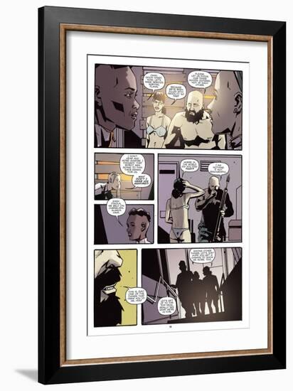 Zombies vs. Robots: No. 9 - Comic Page with Panels-Antonio Fuso-Framed Art Print