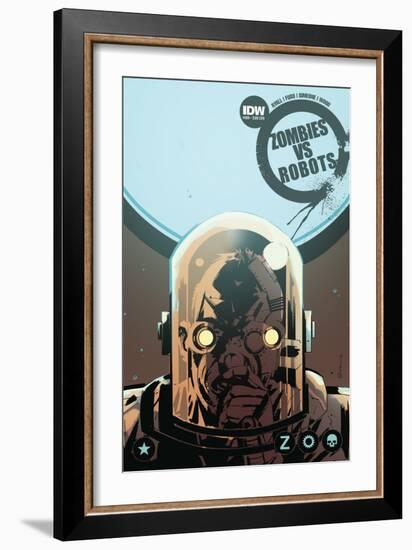 Zombies vs. Robots: No. 9 - Cover Art-Antonio Fuso-Framed Premium Giclee Print