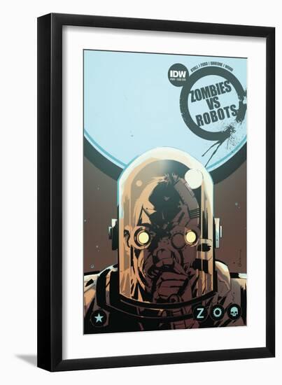 Zombies vs. Robots: No. 9 - Cover Art-Antonio Fuso-Framed Art Print