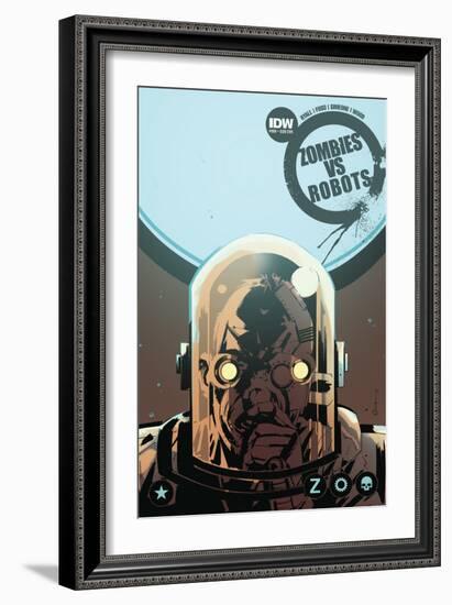 Zombies vs. Robots: No. 9 - Cover Art-Antonio Fuso-Framed Art Print