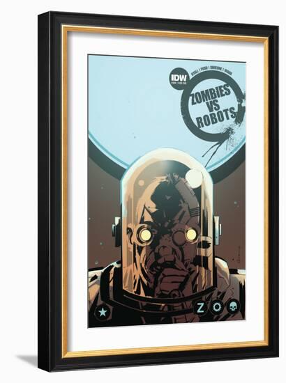 Zombies vs. Robots: No. 9 - Cover Art-Antonio Fuso-Framed Art Print