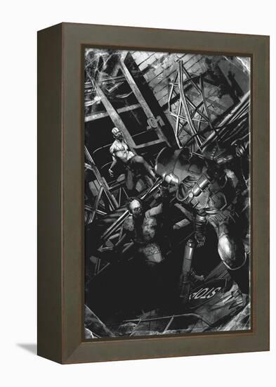 Zombies vs. Robots: No. 9 - Full-Page Art-Fabio Listrani-Framed Stretched Canvas
