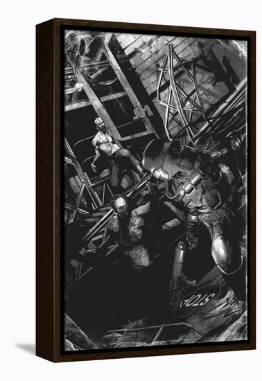 Zombies vs. Robots: No. 9 - Full-Page Art-Fabio Listrani-Framed Stretched Canvas