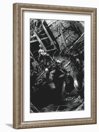 Zombies vs. Robots: No. 9 - Full-Page Art-Fabio Listrani-Framed Art Print