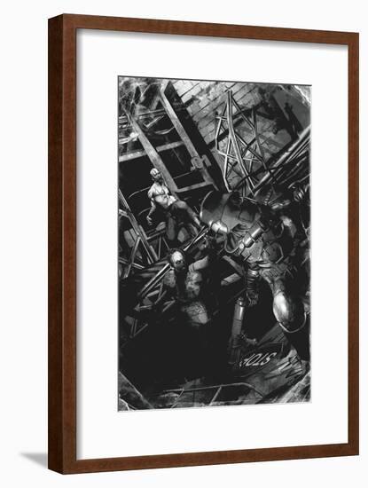 Zombies vs. Robots: No. 9 - Full-Page Art-Fabio Listrani-Framed Art Print