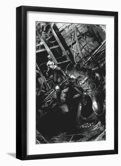 Zombies vs. Robots: No. 9 - Full-Page Art-Fabio Listrani-Framed Art Print