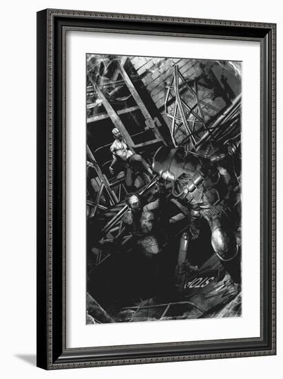 Zombies vs. Robots: No. 9 - Full-Page Art-Fabio Listrani-Framed Art Print