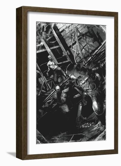 Zombies vs. Robots: No. 9 - Full-Page Art-Fabio Listrani-Framed Premium Giclee Print