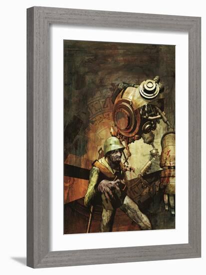 Zombies vs. Robots: Undercity - Cover Art-Fabio Listrani-Framed Premium Giclee Print