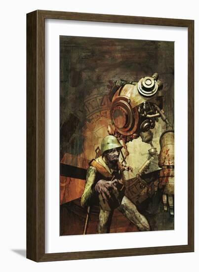 Zombies vs. Robots: Undercity - Cover Art-Fabio Listrani-Framed Premium Giclee Print