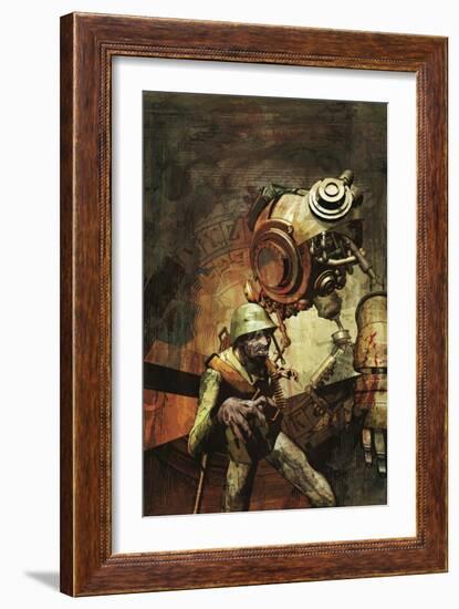 Zombies vs. Robots: Undercity - Cover Art-Fabio Listrani-Framed Premium Giclee Print