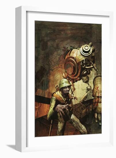 Zombies vs. Robots: Undercity - Cover Art-Fabio Listrani-Framed Premium Giclee Print