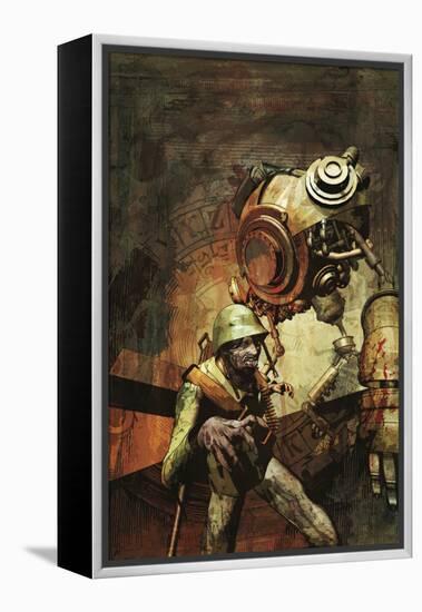 Zombies vs. Robots: Undercity - Cover Art-Fabio Listrani-Framed Stretched Canvas