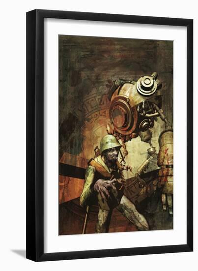 Zombies vs. Robots: Undercity - Cover Art-Fabio Listrani-Framed Art Print