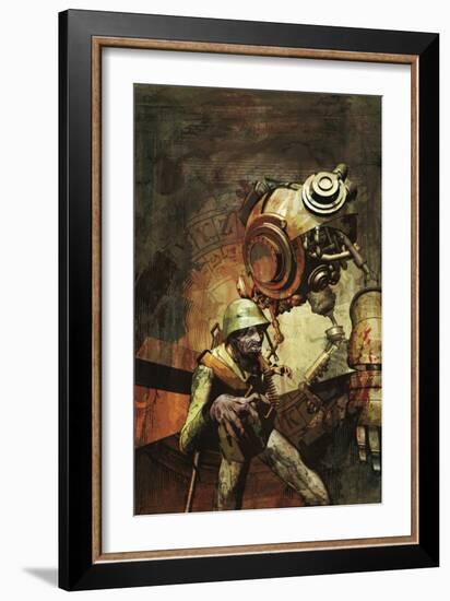 Zombies vs. Robots: Undercity - Cover Art-Fabio Listrani-Framed Art Print