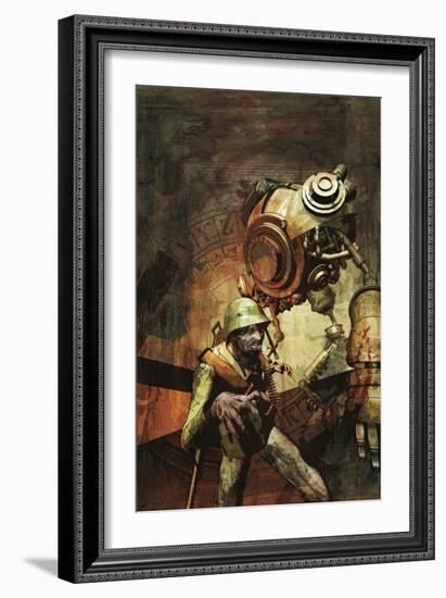 Zombies vs. Robots: Undercity - Cover Art-Fabio Listrani-Framed Art Print