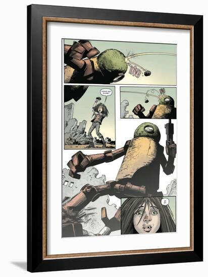 Zombies vs. Robots: Volume 1 - Comic Page with Panels-Val Mayerik-Framed Art Print