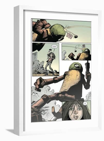 Zombies vs. Robots: Volume 1 - Comic Page with Panels-Val Mayerik-Framed Art Print