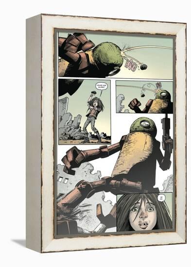 Zombies vs. Robots: Volume 1 - Comic Page with Panels-Val Mayerik-Framed Stretched Canvas