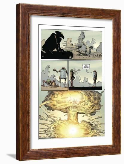 Zombies vs. Robots: Volume 1 - Comic Page with Panels-Val Mayerik-Framed Art Print