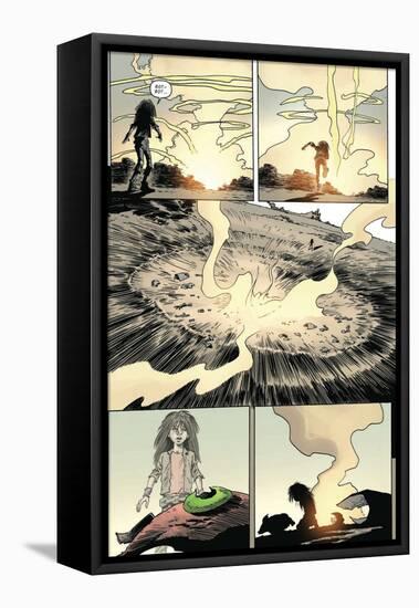 Zombies vs. Robots: Volume 1 - Comic Page with Panels-Val Mayerik-Framed Stretched Canvas