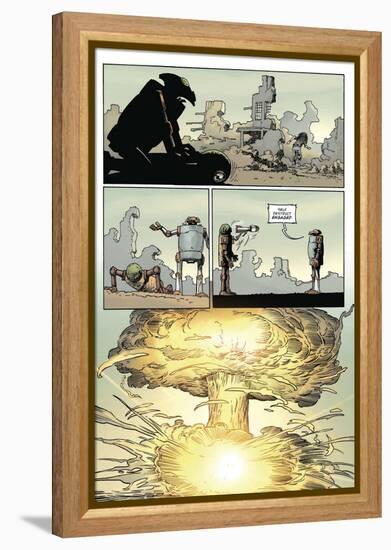 Zombies vs. Robots: Volume 1 - Comic Page with Panels-Val Mayerik-Framed Stretched Canvas