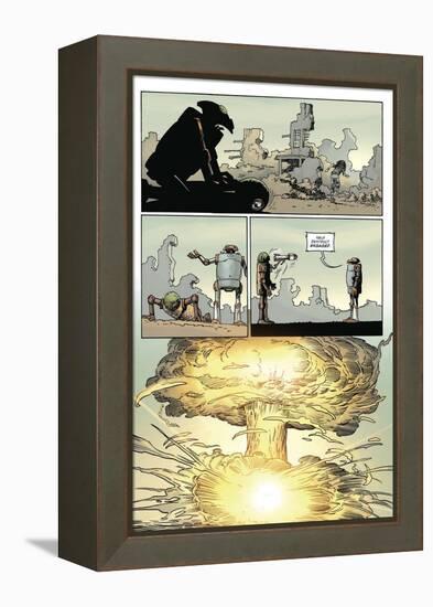 Zombies vs. Robots: Volume 1 - Comic Page with Panels-Val Mayerik-Framed Stretched Canvas