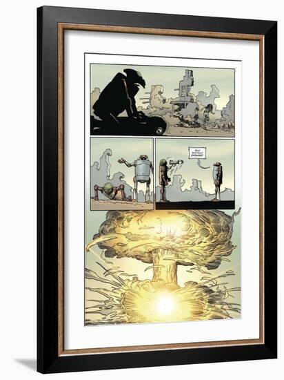 Zombies vs. Robots: Volume 1 - Comic Page with Panels-Val Mayerik-Framed Premium Giclee Print