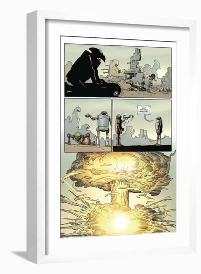 Zombies vs. Robots: Volume 1 - Comic Page with Panels-Val Mayerik-Framed Premium Giclee Print