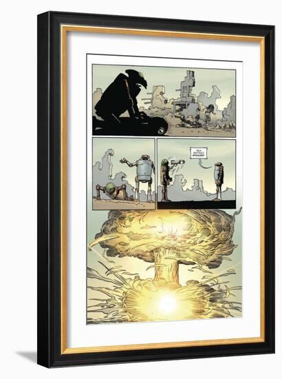 Zombies vs. Robots: Volume 1 - Comic Page with Panels-Val Mayerik-Framed Premium Giclee Print