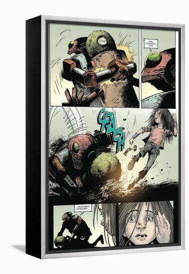 Zombies vs. Robots: Volume 1 - Comic Page with Panels-Val Mayerik-Framed Stretched Canvas