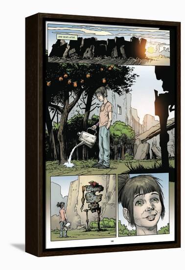 Zombies vs. Robots: Volume 1 - Comic Page with Panels-Val Mayerik-Framed Stretched Canvas